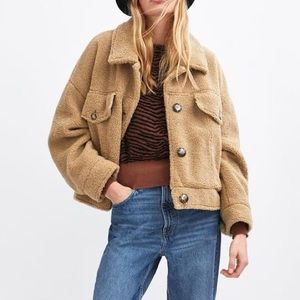 Zara | Short Shearling Jacket